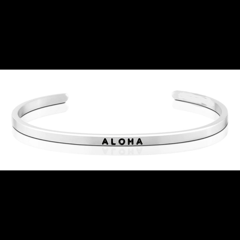 Brand new Aloha silver bracelet